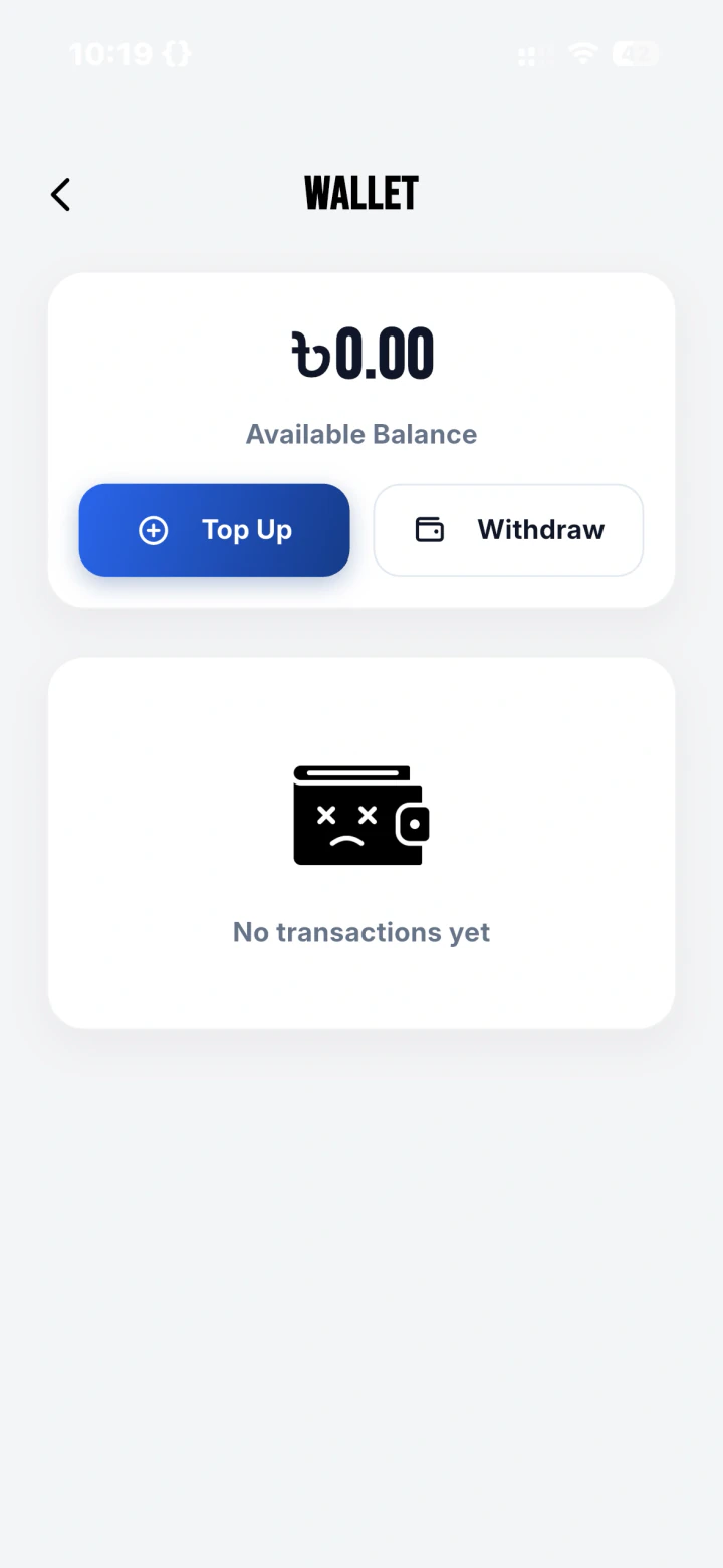 ASH Parcel mobile application route map screen
